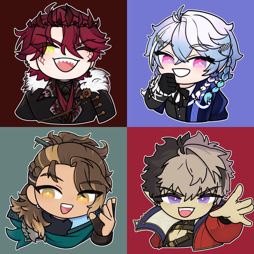 Barbatos and Morax Lanyards